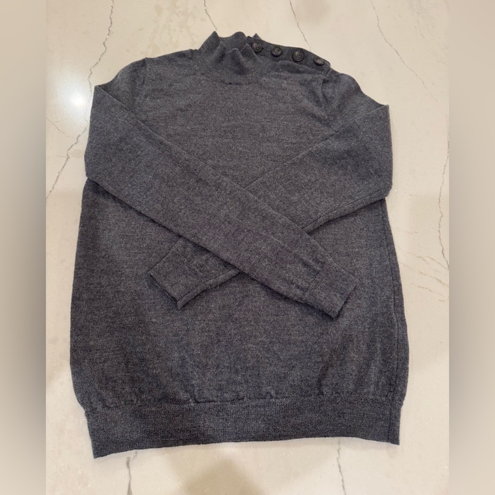 Sezane Charcoal Gray Sweater